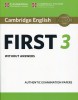 Cambridge English: First (FCE) 3 Student´s Book without Answers