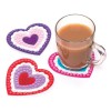 Sada k výrobě mozaikového tácku srdce (6ks)