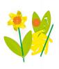 Sada k výrobě větrníku – narcis