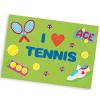 Pěnové samolepky – tenis
