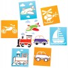 Šablony dopravní prostředky (6ks) AW715