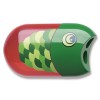 Ořezávátko Faber Castell Fish dvojité s pryží a zásobníkem