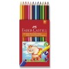 Pastelky Faber Castell Extra Jumbo trojhranné pap.krab.12ks