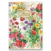 Nature Flowers školní sešit A4 čtverečkovaný mix motivů