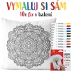 Polštářek s omalovánkou Mandala