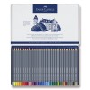 Akvarelové pastelky Faber-Castell Goldfaber Aqua plechová krabička, 36 barev