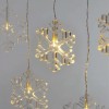 Vločky závěs 8 Led, teplá bílá