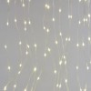 Osvětlení záclona 1,7 x 1,5m, 180 LED, teplá bílá