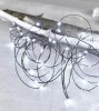 Osvětlení nano zelené 15 m - 150 LED studená bílá + 5m přívodní kabel + časovač