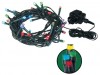 Osvětlení vánoční 12m-120 LED barevná+5m přívodní kabel