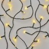 Osvětlení vánoční 4m-40 LED teplá bílá+5m přívodní kabel