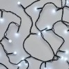 Osvětlení vánoční bílé kuličky 8m-80 LED+5m přívodní kabel