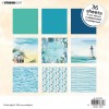 Blok vzorovaných papírů Studio Light, 15 x 15 cm (36 listů) – u moře
