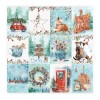 Sada scrapbookových papírů Studio Light, 30,5 x 30,5 cm (12 ks) – Let it Snow