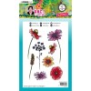 Gelová razítka Studio Light, kolekce ABM Back to Nature (8 ks) – luční květiny