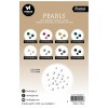 Samolepicí perličky, 336 ks -bílé