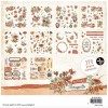 Blok s papírovými výseky Autumn Bouquets, 20 l.