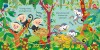 Usborne Book and 3 Jigsaws: The Zoo