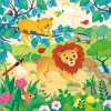 Usborne Book and 3 Jigsaws: The Zoo