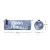 BAAGL Studentské pouzdro Nasa Grey