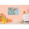 Ilustrovaná mapa států světa - verze plakát