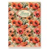 Nature Flowers školní sešit A5 čistý mix motivů