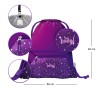 BAAGL SET 5 AIRY Koně srdce: batoh, penál, sáček, zástěra, peněženka 