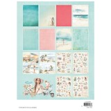 Kreativní blok s výseky Studio Light Summer Celebration, A4, 28 l. - U moře