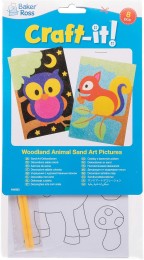 Obrázky lesní zvířátka - pískování (AW883) 8ks