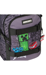 BAAGL Školní batoh Skate Minecraft TNT