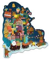 Vilac Adventní kalendář magnetické puzzle