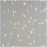 Osvětlení záclona 2,9 x 2 m, 400 LED, teplá bílá