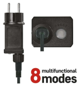 Osvětlení záclona 2,9 x 2 m, 400 LED, teplá bílá