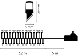 Vánoční osvětlení 12 m – 120 LED, multicolor, 8 funkcí + 5 m kabel