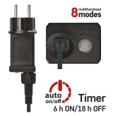 Osvětlení vánoční 50 m – 500 LED,studená bílá, multifunkční 8 módů + 5 m kabel