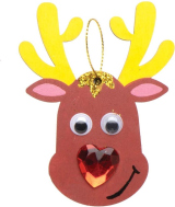 Dřevěné vánoční dekorace (AX464) 12ks