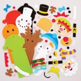 Vánoční záložky k dotvoření (AT191) - 6ks