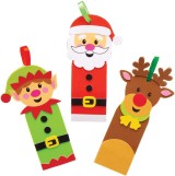 Vánoční záložky k dotvoření (AT191) - 6ks