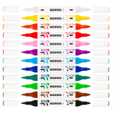Akrylové popisovače Kores Kreative Markers - sada 12 barev