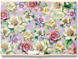 Nature Flowers školní sešit A5 čistý mix motivů