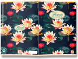 Nature Flowers školní sešit A5 čistý mix motivů