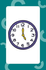 Telling the Time Flashcards for Ages 5-7