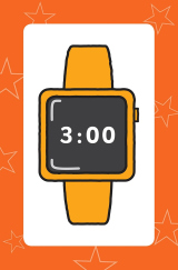Telling the Time Flashcards for Ages 5-7