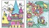 Fairy palaces magic painting book
