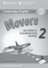 Cambridge English Young Learners 2 for revised exam from 2018 Movers Answer Booklet
