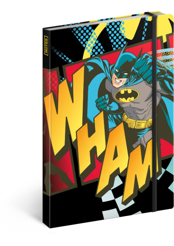 Notes Batman – Wham, linkovaný, 13 x 21 cm