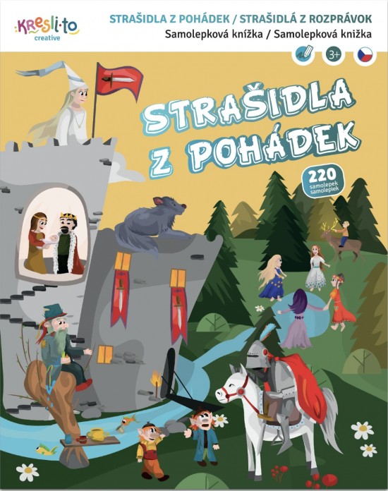 Samolepkový sešit - Strašidla z pohádek