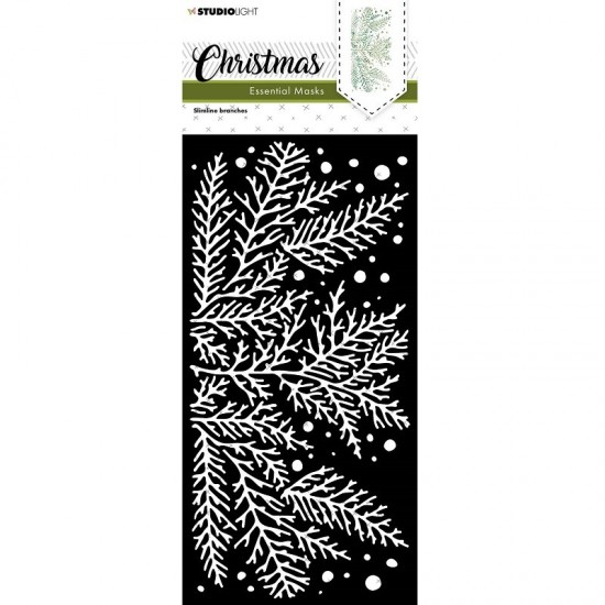 Šablona Studio Light, DL – větvičky s jehličím