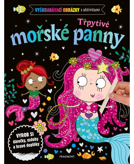 Vyškrabávací obrázky s aktivitami – Třpytivé mořské panny