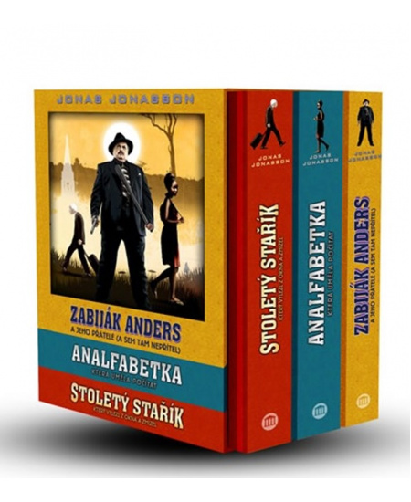 Levně 3x Jonasson: Stoletý stařík + Analfabetka + Zabiják Anders